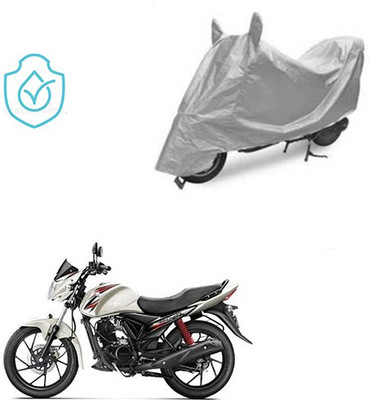saanvi Two Wheeler Cover for Suzuki(Sling Shot Plus, Silver)