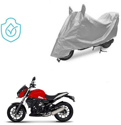 saanvi Two Wheeler Cover for Mahindra(Mojo, Silver)