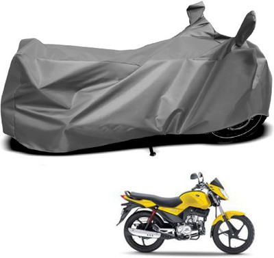 THE REAL ARV Waterproof Two Wheeler Cover for Mahindra(Stallio, Grey)