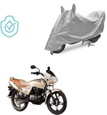 saanvi Two Wheeler Cover for LML(Freedom, Silver)