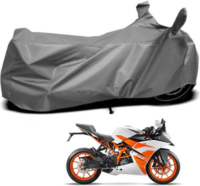 THE REAL ARV Waterproof Two Wheeler Cover for KTM(Duke 200, Grey)