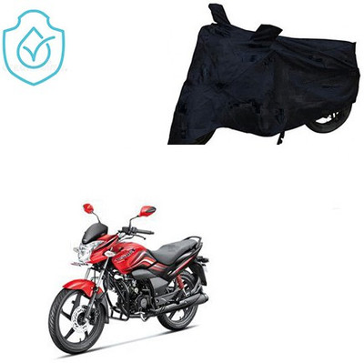 saanvi Two Wheeler Cover for Hero(Passion Xpro, Black)