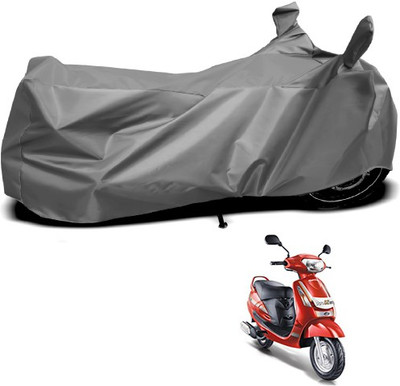 Gavya Waterproof Two Wheeler Cover for Mahindra(Duro DZ, Grey)