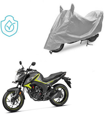 saanvi Two Wheeler Cover for Honda(CB Hornet 160, Silver)
