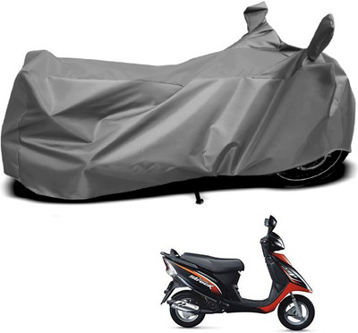 Gavya Waterproof Two Wheeler Cover for TVS(Streek, Grey)