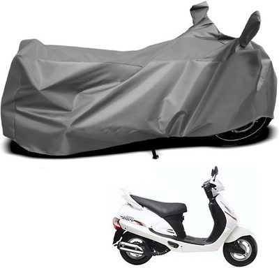 THE REAL ARV Waterproof Two Wheeler Cover for Mahindra(Rodeo, Grey)
