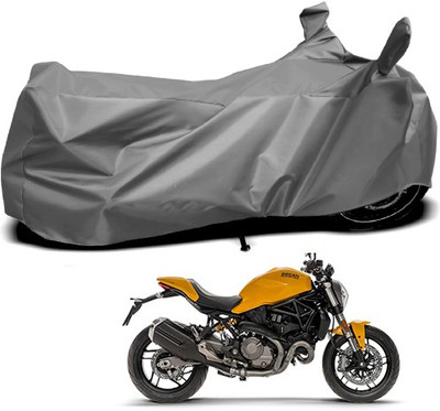 THE REAL ARV Waterproof Two Wheeler Cover for Ducati(Monster 821, Grey)