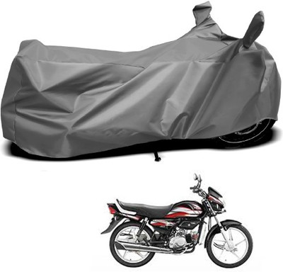 THE REAL ARV Waterproof Two Wheeler Cover for Hero(HF, Grey)