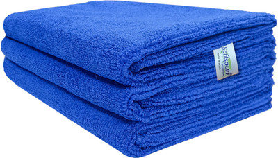 SOFTSPUN Microfiber Vehicle Washing  Cloth(Pack Of 3, 340 GSM)