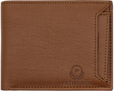 Shiv Men Trendy Brown Artificial Leather Wallet(8 Card Slots)