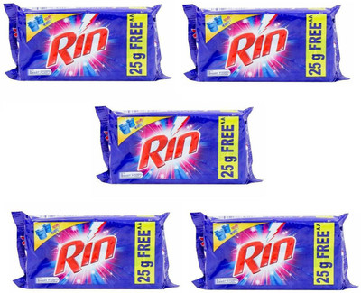 Rin Cloth Washing Bar 150 g( Pack Of 5 ) Detergent Bar(750 g, Pack of 5)