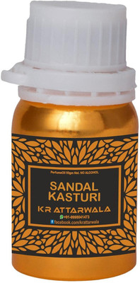 Kr Attarwala Sandal Kasturi Attar Herbal Attar(Sandalwood, Musk)