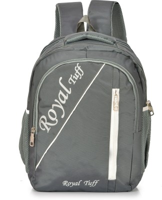 Royal Tuff Backpack School Office Tour Bags 32 L Backpack(Grey)