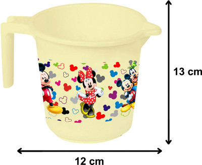 Heart Home Plastic Bath Mug(Multicolor 0.5)
