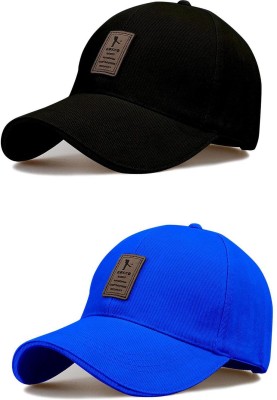 Evanden Applique Baseball cap Cap(Pack of 2)