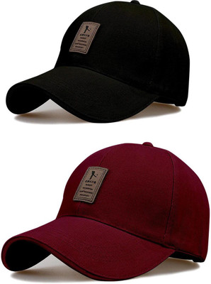 Evanden Applique Sports/Regular Cap Cap(Pack of 2)