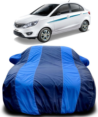 APNEK Car Cover For Tata Zest (With Mirror Pockets)(Blue)