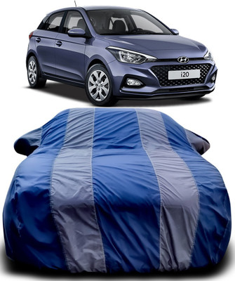 NUMBOR ONE Car Cover For Hyundai i20(Blue, Grey)