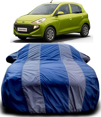 ProRox Car Cover For Hyundai Santro Xing (With Mirror Pockets)(Blue, Grey)