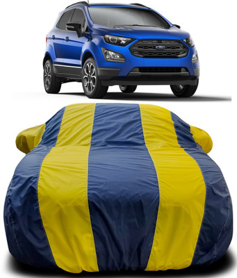 MoTRoX Car Cover For Ford Ecosport (With Mirror Pockets)(Blue, Yellow)