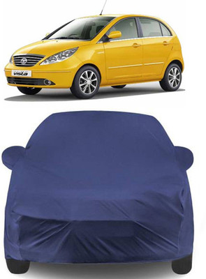 MoTRoX Car Cover For Tata Indica Vista (With Mirror Pockets)(Blue)