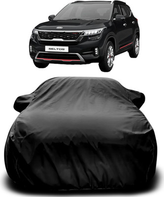 ProRox Car Cover For Kia SELTOS (With Mirror Pockets)(Black)