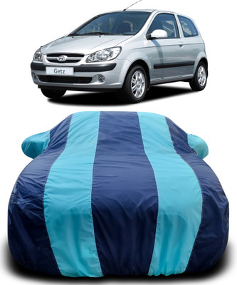 MoTRoX Car Cover For Hyundai Getz (With Mirror Pockets)(Blue, Blue)
