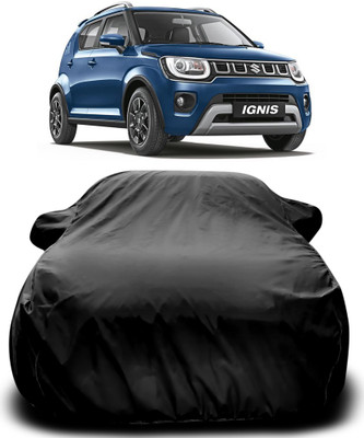Elegance Car Cover For Maruti Suzuki Ignis (With Mirror Pockets)(Black)