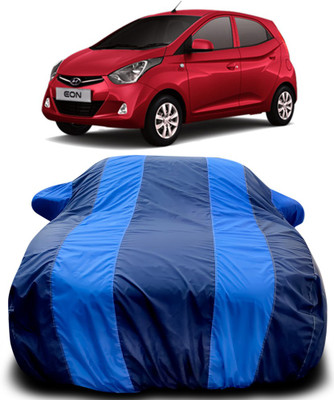 MoTRoX Car Cover For Hyundai Eon (With Mirror Pockets)(Blue, Blue)