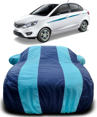 APNEK Car Cover For Tata Zest (With Mirror Pockets)(Blue)