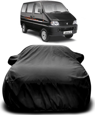 APNEK Car Cover For Maruti Suzuki Eeco (With Mirror Pockets)(Black)