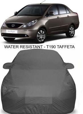 NUMBOR ONE Car Cover For Tata Indigo CS (With Mirror Pockets)(Grey)