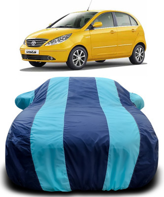 APNEK Car Cover For Tata Indica Vista (With Mirror Pockets)(Blue)