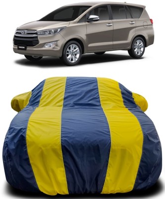 NUMBOR ONE Car Cover For Toyota Innova (With Mirror Pockets)(Blue, Yellow)