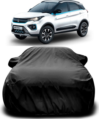 APNEK Car Cover For Tata Nexon (With Mirror Pockets)(Black)