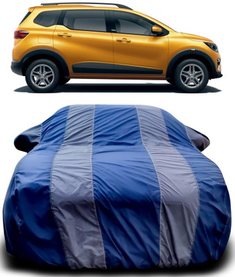 NUMBOR ONE Car Cover For Renault Triber (With Mirror Pockets)(Blue, Grey)