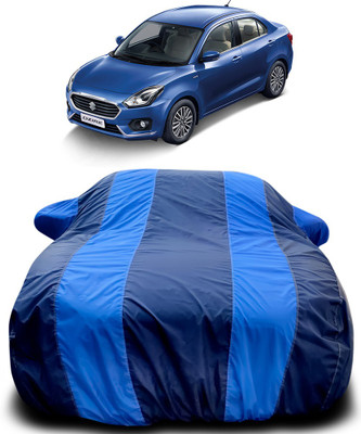 APNEK Car Cover For Maruti Suzuki Swift Dzire (With Mirror Pockets)(Blue, Blue)