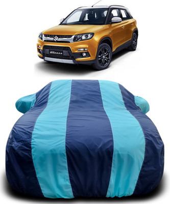 Elegance Car Cover For Maruti Suzuki Vitara Brezza (With Mirror Pockets)(Blue, Blue)