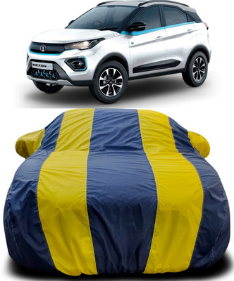 MoTRoX Car Cover For Tata Nexon (With Mirror Pockets)(Blue, Yellow)