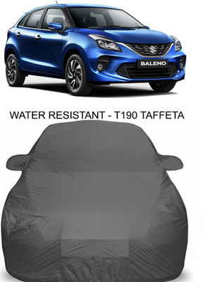 SUNONA Car Cover For Maruti Suzuki Baleno (With Mirror Pockets)(Grey)