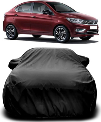APNEK Car Cover For Tata Tigor (With Mirror Pockets)(Black)