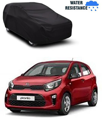 MotohunK Car Cover For Kia Picanto(Black)