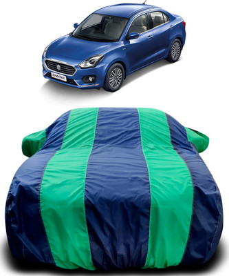 MoTRoX Car Cover For Maruti Suzuki Swift Dzire (With Mirror Pockets)(Blue, Green)