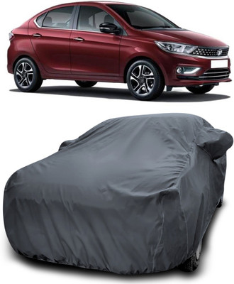 APNEK Car Cover For Tata Tigor (With Mirror Pockets)(Grey)