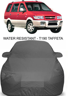 MoTRoX Car Cover For Chevrolet Tavera (With Mirror Pockets)(Grey)