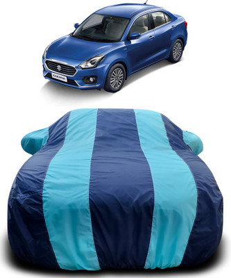 APNEK Car Cover For Maruti Suzuki Swift Dzire (With Mirror Pockets)(Blue, Blue)
