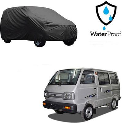 Motoren Car Cover For Maruti Suzuki Omni (With Mirror Pockets)(Black, For 2016 Models)