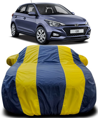 NUMBOR ONE Car Cover For Hyundai i20(Blue, Yellow)