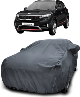 ProRox Car Cover For Kia SELTOS (With Mirror Pockets)(Grey)
