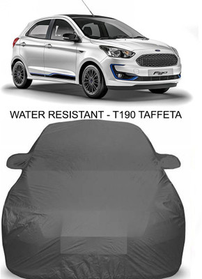APNEK Car Cover For Ford Figo (With Mirror Pockets)(Grey)